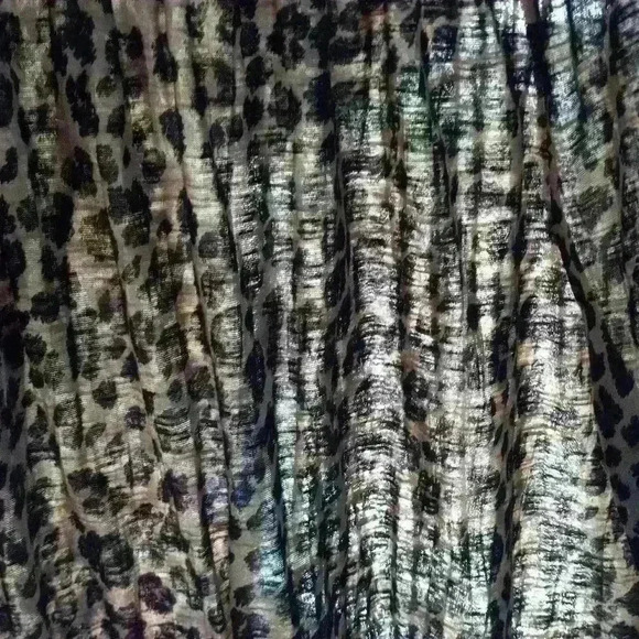 Faded Glory size l 12 to 14 animal print leopard print  elastic waist top - Picture 5 of 5